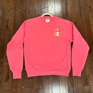 Champion Crew Neck With Floral Detail